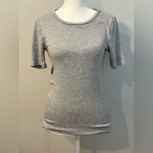 GAP Heather Gray Modern Tee - Short Sleeve